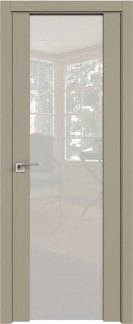 Межкомнатная дверь ProfilDoors 8U L 80x200 (шеллгрей/триплекс белый)