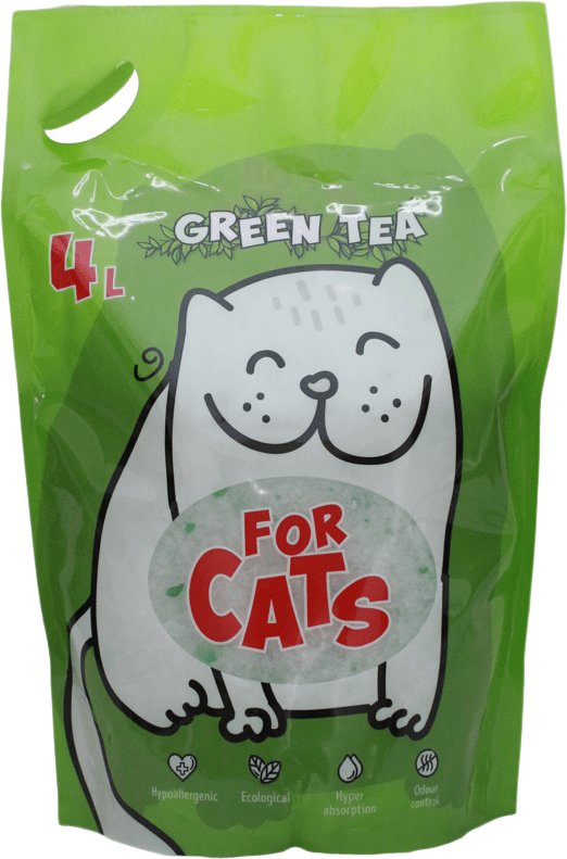 

Наполнитель для туалета For Cats Green Tea 4 л