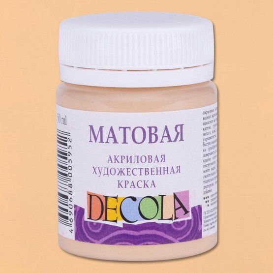 

Акриловая краска Невская палитра Декола 14328235 (50 мл, 235 телесная)