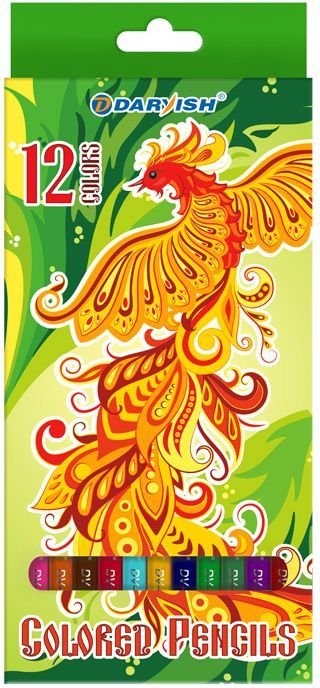 

Набор цветных карандашей Darvish DV-119-12 (12 цв.)