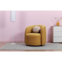 Интерьерное кресло Divan Мэник 262905 (поворотное Textile Yellow)