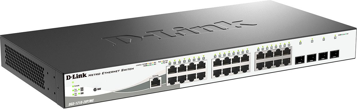 

Управляемый коммутатор 2-го уровня D-Link DGS-1210-28P/ME/B2A
