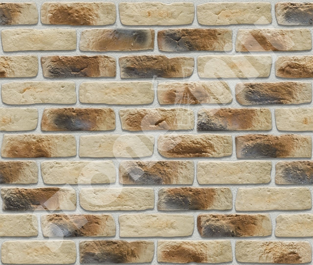 

Декоративный кирпич Stone Mill Кирпич старый (бежевый)