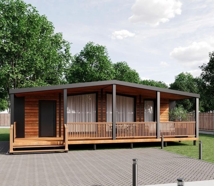 Дом Модуль Хаус Каркасный модульный Scandi 60