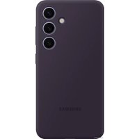 Чехол для телефона Samsung Silicone Case S24 (темно-фиолетовый)