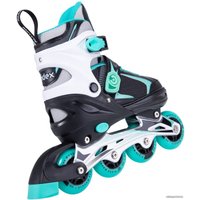 Роликовые коньки Ridex Allure (р. 39-42, черный/бирюзовый/белый)