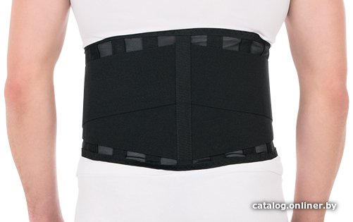 Корсет ортопедический пояснично-крестцовый Trives Т-1555 (XXL, черный)