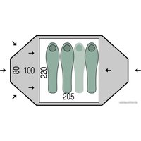 Треккинговая палатка Pinguin Tornado 3