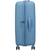 Чемодан-спиннер American Tourister SoundBox Sea Shimmer 67 см
