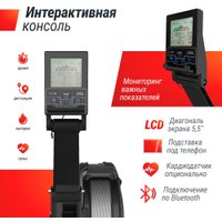 Гребной тренажер Unixfit Air Rower-X Black