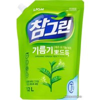 Средство для мытья посуды Lion Chamgreen зеленый чай 1.2 л