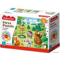 Мозаика/пазл Baby Toys First Puzzle Кто живет в лесу 04190