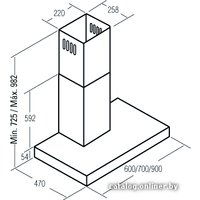 Кухонная вытяжка CATA S 700