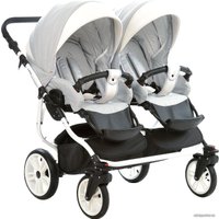 Универсальная коляска Indigo Duo (2 в 1, In 02, светло-серый)