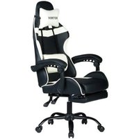 Игровое (геймерское) кресло King Style Vortek PU (черный/белый)