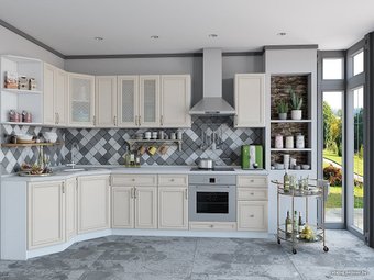 Готовая кухня Vivat Mebel Шале-03 (ivory)
