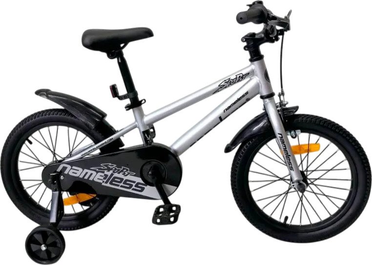 

Детский велосипед Nameless Sport 16 2024 16S2-SL/BK (серебристый/черный)