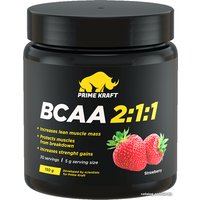 BCAA Prime Kraft BCAA 2:1:1 (150г, клубника)