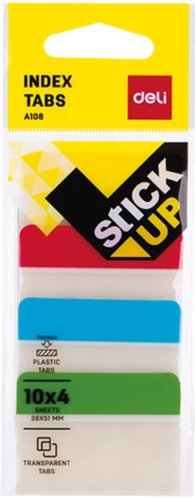Стикеры Deli А10802 (10л, 4 цветов)