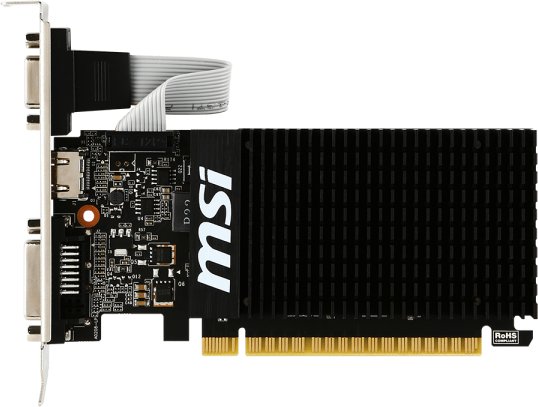 

Видеокарта MSI GeForce GT 710 1GB DDR3 [GT 710 1GD3H LP]
