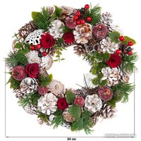 Рождественский венок Elan Gallery Венок Снежная фантазия 450094