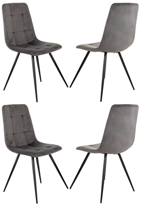 

Стул Бюрократ CH-K1 4 шт (серый Holland 18/черный)