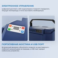 Термоэлектрический автохолодильник ZUGEL ZCR1004 32л (синий)