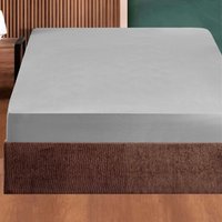 Простыня DO&CO Soft на резинке 90x200x30 12121 (серый)