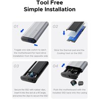 Бокс для накопителей M.2 Orico AXM2S-G2-V1