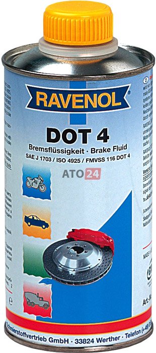 

Тормозная жидкость Ravenol DOT-4 0.5л