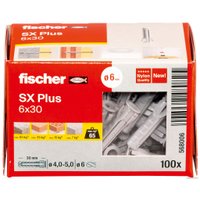 Дюбель универсальный Fischer SX Plus 6X30 568006 (100 шт)