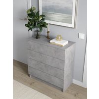 Комод Горизонт Нео 760 4 ящика (бетон)