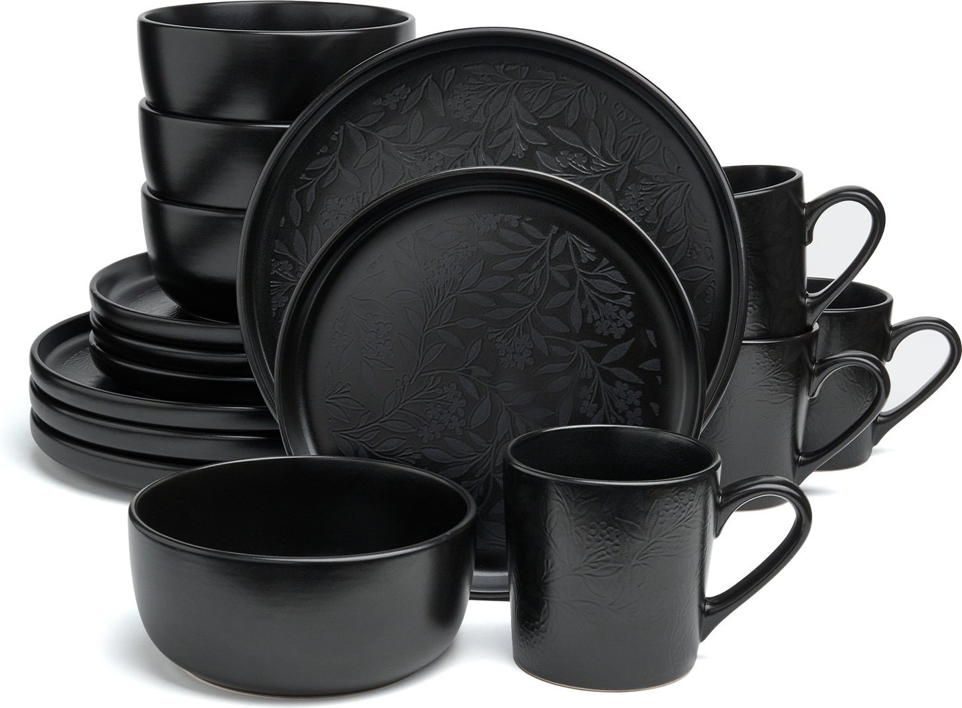 

Набор тарелок Bronco Choice Black 191-364