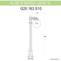 Фонарный столб Fumagalli Globe 250 G25.163.S10.WZE27