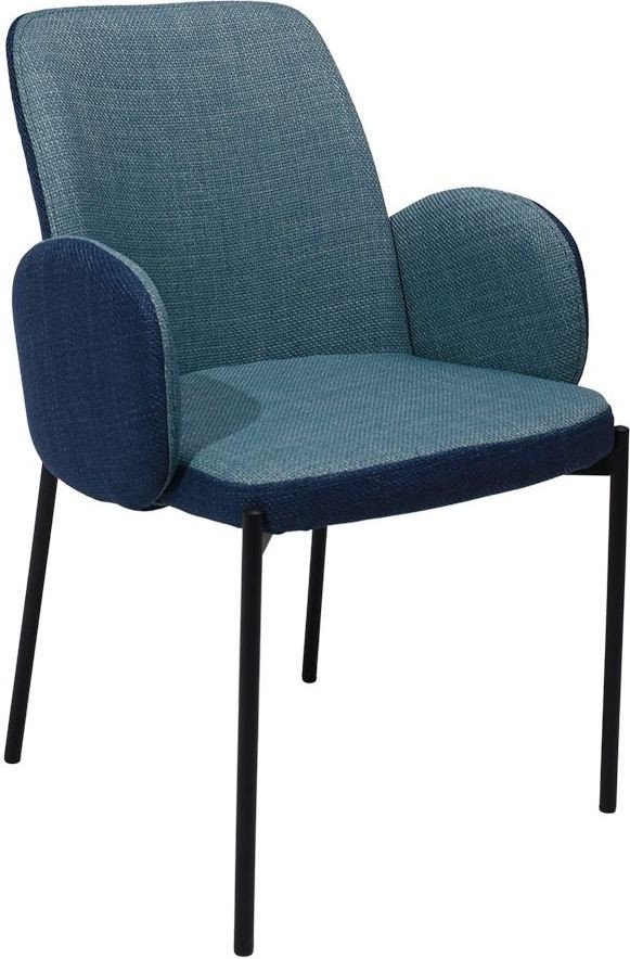

Стул Listvig Мил (cиний florida eclipse-aquamarine/черный)