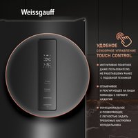 Холодильник Weissgauff WRK 185 Total NoFrost Inverter Black
