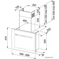 Кухонная вытяжка Franke Smart Flat FSFL 605 BK 330.0489.611