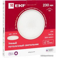 Светодиодная панель EKF 230 мм 18W Connect