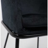 Стул с подлокотниками Алвест AV 318 (черный бархат H-75/черный)