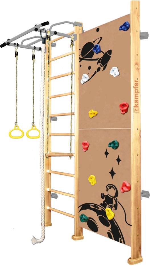 

Детский спортивный комплекс Kampfer Jungle Wall Boy (стандарт, натуральный/белый антик)