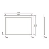  Roxen Зеркало Irida Long 510185-100 100х70