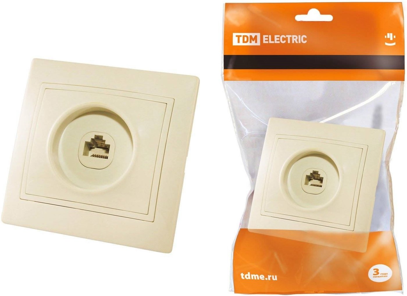 

Розетка компьютерная TDM Electric Таймыр SQ1814-0121