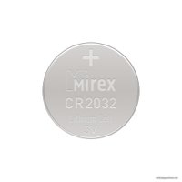 Батарейка Mirex CR2032 литиевая блистер 2 шт 23702-CR2032-E2