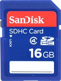 

Карта памяти SanDisk SDHC (Class 4) 16GB (SDSDB-016G-B35)