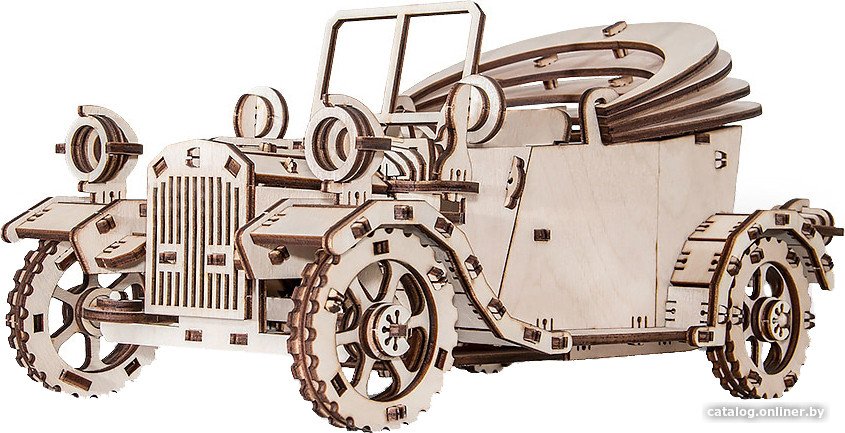 3Д-пазл Eco-Wood-Art Ретромобиль