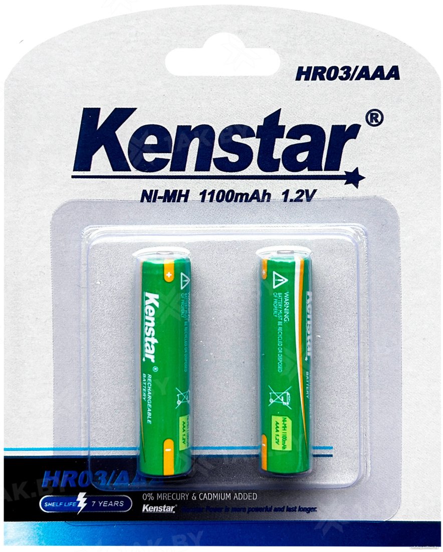 Аккумулятор Kenstar HR03/AAA Ni-Mh 1100 mAh BL-2