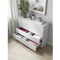 Комод Горизонт Нео 1050 4 ящика (белый)