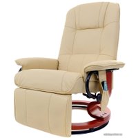 Массажное кресло Calviano 2160 (экокожа, бежевый)