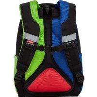 Школьный рюкзак Grizzly RB-452-4f (черный/синий)