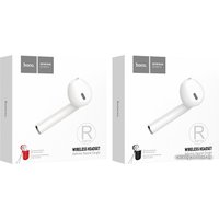 Bluetooth гарнитура Hoco E39 (для левого уха, белый/черный)